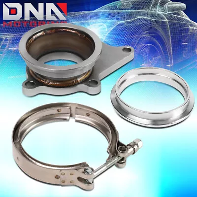 T04e T3/t4 5-bolt Turbocharger Downpipe Flange To 3 Id V-band Conversion Adapter • $27.17