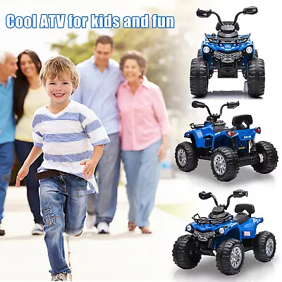 12V Kids Electric 4-Wheeler ATV Quad 2 Speeds Ride On Car W/MP3 LED Christmas US • $179.99