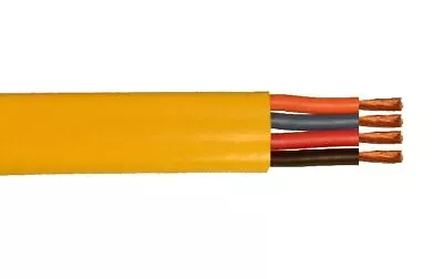 50' 8/4 Festoon Cable Yellow Flat PVC Jacket UL/CSA 600V • $250
