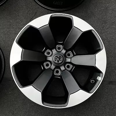 Single 18 Inch Wheel/rim Dodge Ram Rebel 1500 2019-2023 Oem Black Polished 2671 • $219.90