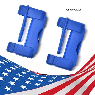 $6.74 • Buy 2pc Car SUV Seat Belt Buckle Clip Silicone Anti-Scratch Cover Safety Accessories