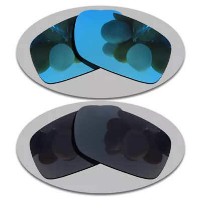 Sky Blue&Grey Black Replacement Lenses For-Oakley Crankcase OO9165 Polarized • $15.56