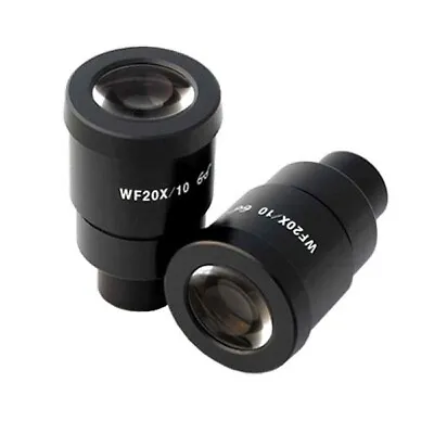 AmScope Super Wide Field 20X Microscope Eyepieces 30mm • $49.99