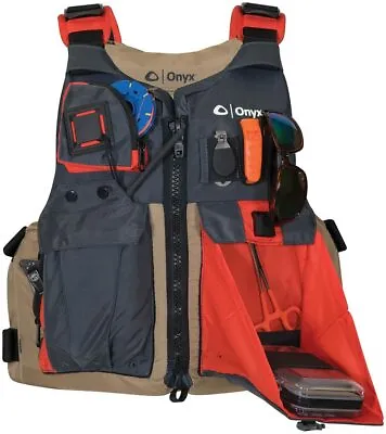 $62 • Buy Absolute Outdoor Onyx Kayak Fishing Paddle Vest Life Jacket, Adult Universal