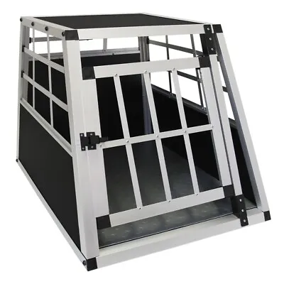 Pet Cage Car Crate Aluminium Travel Box Dog Cat Puppy Carrier Kennel Transport • £89.99