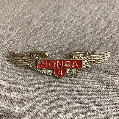 Vintage Honda Wings 4 Motorcycle Pin Metal Enamel Pin • $11.99