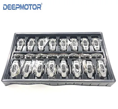 Deepmotor SBC 350 Self-Aligning Stainless Steel Roller Rocker Arm 1.6Ratio 3/8'' • $149.89