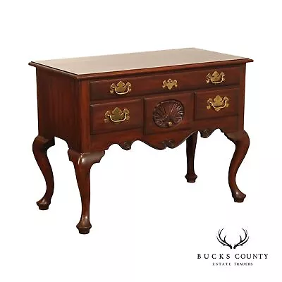 Henkel Harris Queen Anne Style Mahogany Lowboy Chest • $995