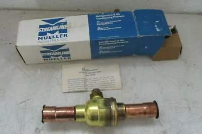 Mueller Brass Co A-17265 Refrigeration Ball Valve 1-1/8 Inch A17265 FREE SHIPPIN • $69.99