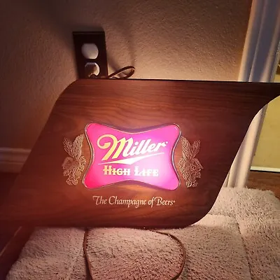 Vintage 1970's Miller High Life Lighted Sign • $120