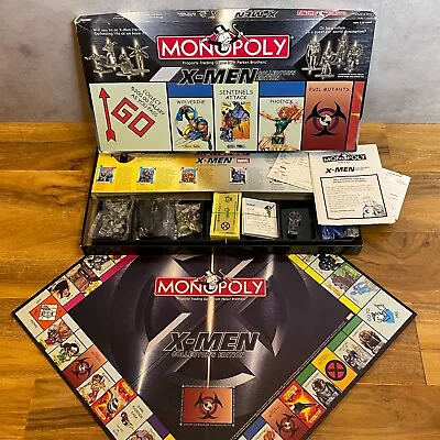 Monopoly X-Men Collector's Edition Board Game Limited Edition 2000 *INCOMPLETE* • £11.95