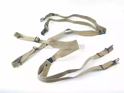 Ww Ii 2 Us Army Standard M1936 X Equipment Belt Suspenders 1945 Militaria • $21.99