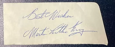 Martin Luther King Jr. Original Vintage Autograph With COA • $2337.01