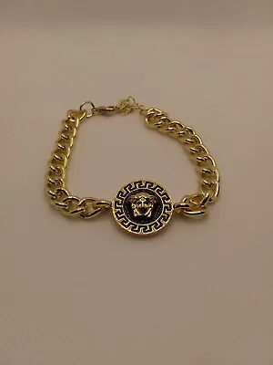 Beautiful Versace Gold Tone Bracelet 7 Inches • $18