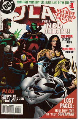 $3.60 • Buy DC Comics JLA Secret Files & Origins #1 Of 3 (Standard Cover) 1997 Very Fine