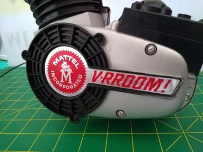 $9.95 • Buy V-RROOM MOTOR Replacement Decals • MATTEL • Reproduction • Peel & Stick