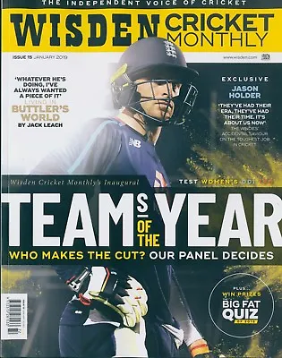 £5.50 • Buy Wisden Cricket Monthly Magazine - Issue 15 - Jan 2019  (5022)