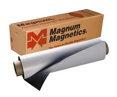 24  Width X5Ft ROLL MAGNm 30 Mil. Best On Market Blank Magnetic Sign Shet Shfast • $31.99
