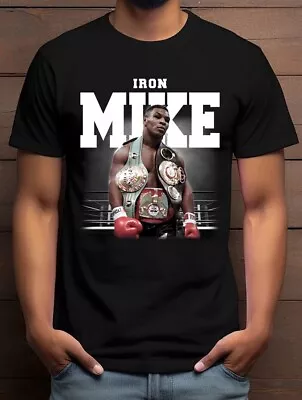 Iron Mike Tyson World 🌎 Champion Black T-Shirt Unisex 3XL • $27