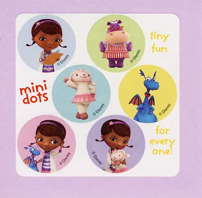 60 Doc McStuffins Mini Dot Stickers - Party Favors - Rewards • $2.20