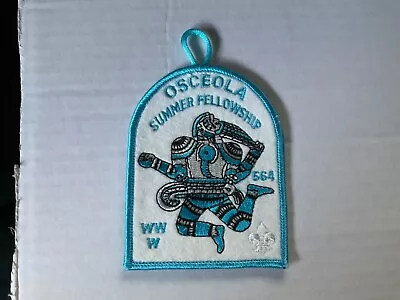 Osceola Lodge 564 1999 Summer Fellowship Event Patch Florida OA Sw • $4.95