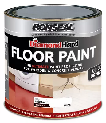 Ronseal Floor Paint Diamond Hard Interior Floor Paint  750ml Various Colours  • £14.98