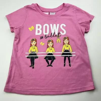 Girls Size 4 The Wiggles Emma Pyjama T-shirt / Top Pilling FUC • $3.25