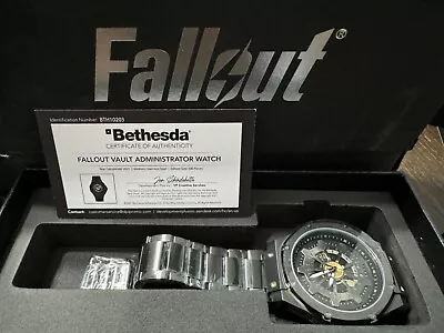 Fallout 4 76 New Vegas Vault Administrator Wrist Watch Figure Meister MSTR #160 • $1299