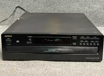 CD Changer Onkyo DX-C340 Compact 6 Disc 120V 60Hz 10W In Black • $68.02