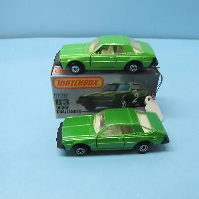 MATCHBOX Superfast TWO 63D Galant Eterna (Dodge Challenger) Light & Darker Green • $10.50