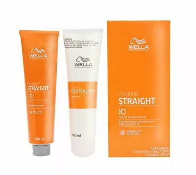 WELLA WELLASTRATE Permanent Straight System Hair Straightening Cream # MILD • $20.79