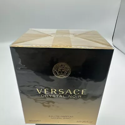 VERSACE CRYSTAL NOIR By Gianni Versace Perfume Women 3.0 Oz Edp NEW IN BOX • $58.50