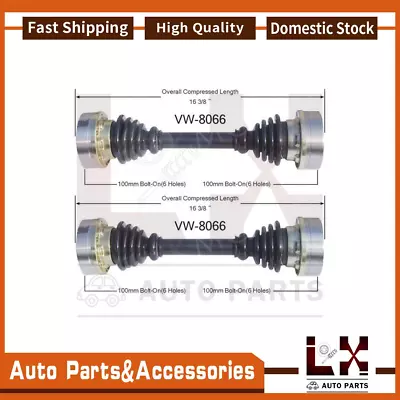 For Volkswagen Thing 73-74 2X Rear CV Axle Shaft Assemblies Set W/ IRS _XJ • $146.98