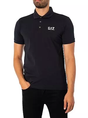 EA7 Men's Logo Polo Shirt Blue • £59.95