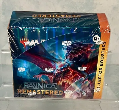 MTG Magic The Gathering Ravnica Remastered Collector Booster Box Factory Sealed • £283.99