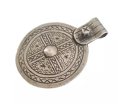 Berber Sahara Pendant 925 Silver Moroccan   Ethnic Tribal Silver Pendant • $145.95