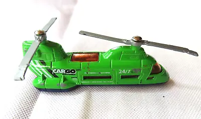 Matchbox Green Transport Cargo Helicopter Diecast 2001 • $8.44