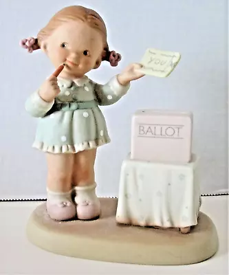 Memories Of Yesterday Figurine You’ve Got My Vote Enesco 1995 • $9.99