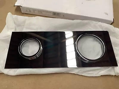 Crosswater Digital Taps Chrome Rectangular Basin Set Wall Backplate KL 121BPC • £10