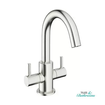 Crosswater MPRO Brushed Stainless Steel Swivel Spout Basin Mono Tap PRO116DNV • £199