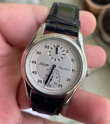 $399 • Buy LORENZ Regulateur Automatic Mens Watch Working Condition