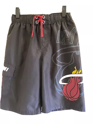 NBA Miami Heat  Lined Board Shorts Swim Trunks Youth Size: 14/16 • $19