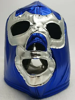 $32.85 • Buy Blue Demon Mexican Wrestling Mask Of Lucha Libre  Mil Mascaras El Santo Mysterio