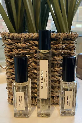 £29.95 • Buy SANA JARDIN SANDALWOOD TEMPLE 2X5ML SPRAYS + VENUS VERBENA ROLLERBALL Rp£47