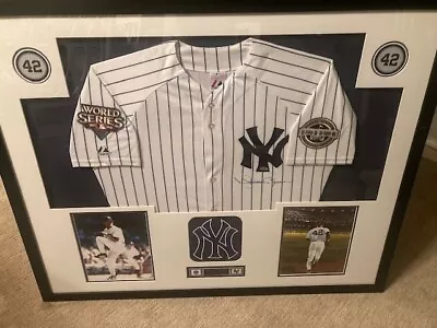 Framed New York Yankees Mariano Rivera Autographed Signed Jersey Steiner C.o.a. • $750