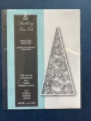 NEW! Memory Box Dies - SPARKLING TREE TILE - 2.1  X 4.3   #98919 • $9.99