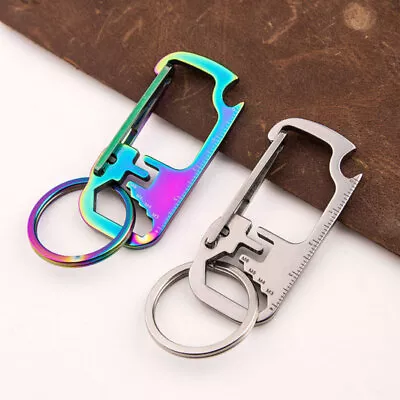 Outdoor Multi Tools Men's Waist Hanging Carabiner Creative Portable Keychain EDC • $9.50