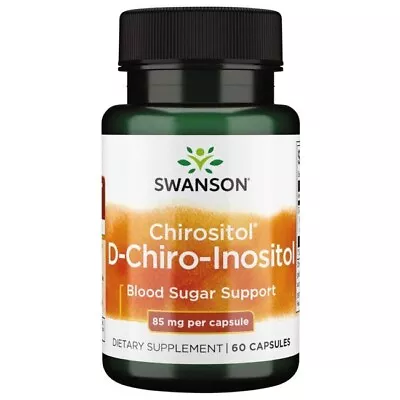 Swanson Chirositol D-Chiro-Inositol 85mg 60 Caps • £44.99