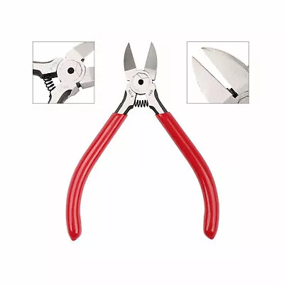 6 Inch Red Wire Cutter Diagonal Cutting Pliers Nippers Repair Tool Side Cutters • $9.98