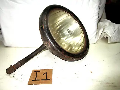 Vintage 20's Model T Ford Headlight Bucket Assembly Ford H Glass Lens/Bracket • $89.95